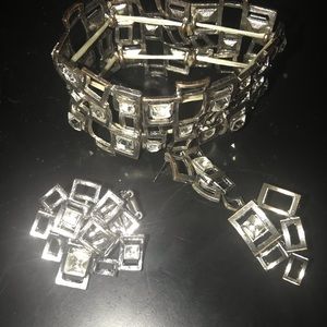 Traci Lynn Bracelet Earrings and ring